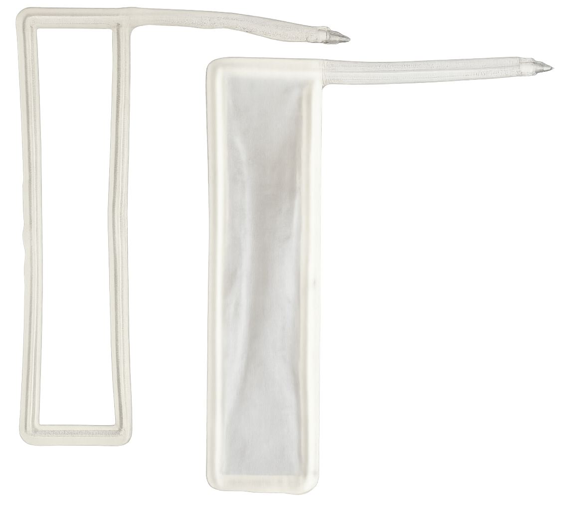 RashEndZ OWD device — fabric and foam views
